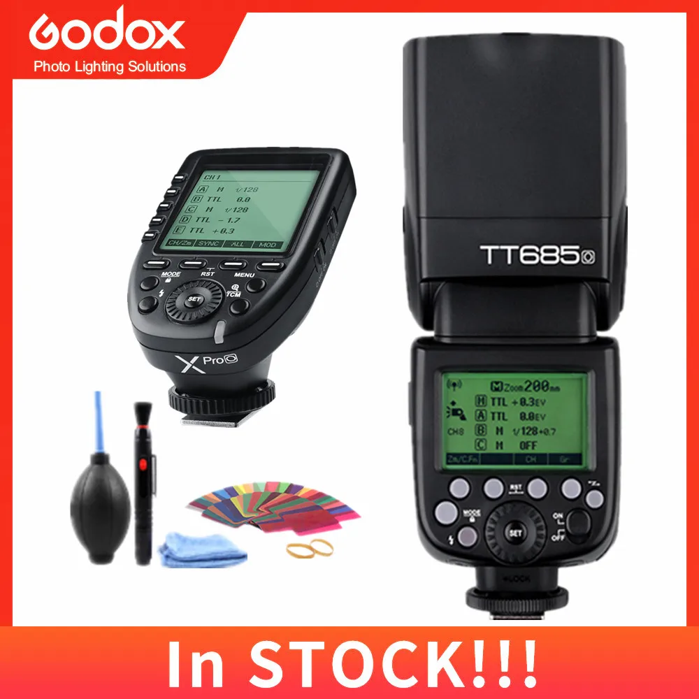 Godox TT685O 2,4G HSS ttl GN60 Вспышка Speedlite+ Xpro-O вспышка триггера X1T-O передатчик Комплект для Olympus Panasonic E-M10II E-M5II E-M1