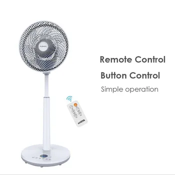 

9 Hours Timing Household Ventilator Remote Control Summer Cooling Fan 12 Speed Adjustment Floor Stand Air Conditioner