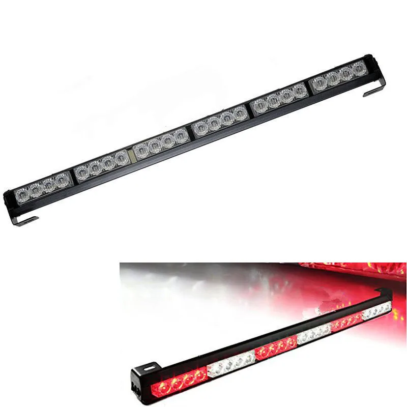 27 Inch High Power 24 LED Emergency Warning Vehicle Strobe Light Bar Kit(China (
