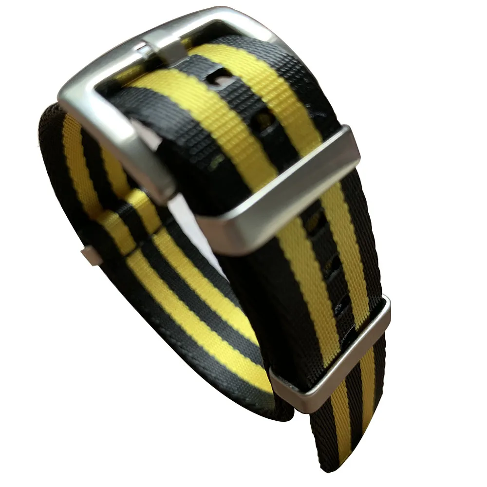 5 кольцо Одна деталь Elite ремней безопасности нейлоновые НАТО для ремешка часов прочного нейлона Смотреть Band 20 мм 22 мм