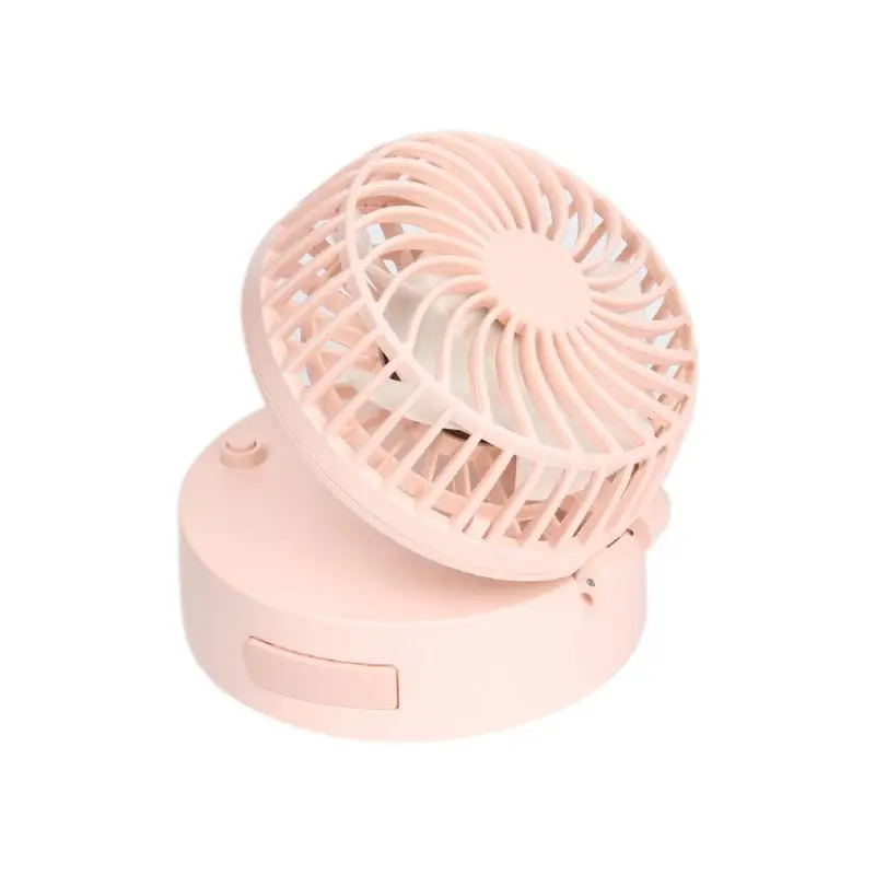 

Mini Portable Fold-able Handheld Necklace Fan USB Charging Cooling Electric Mirror Cooler Fan for Home Office Desktop Outdoor