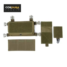 TMC Cordura Micro Fight Chest Rig Передняя шасси подсумок набор хаки(SKU051175