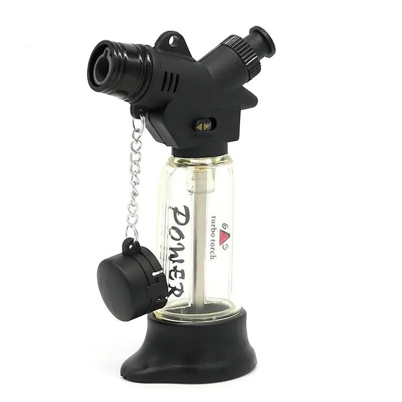 

Top quality Lighter 1300C Butane Jet Lighter Torch for Home Kitchen cigarette cigar lighter Windproof Refillable lighter