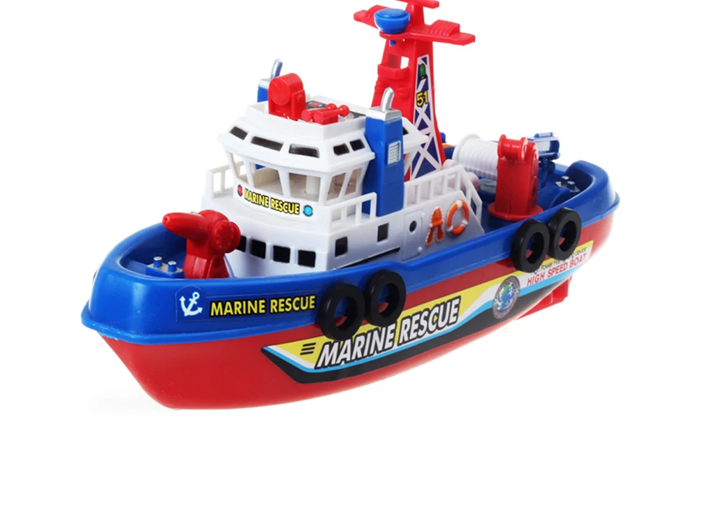 Управляемая светодиодная лодка с дистанционным управлением игрушка RC гоночный рыболовный корабль приманка радио скоростная лодка красный зеленый Rc лодка корпус игрушка Rc скоростная лодка