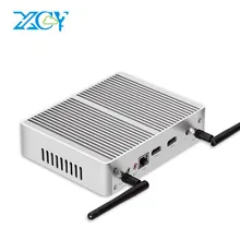 XCY Quad cores Celeron J1900 Mini PC Dual HDMI Barebone 6USB WIFI Mini Computer Desktop HTPC