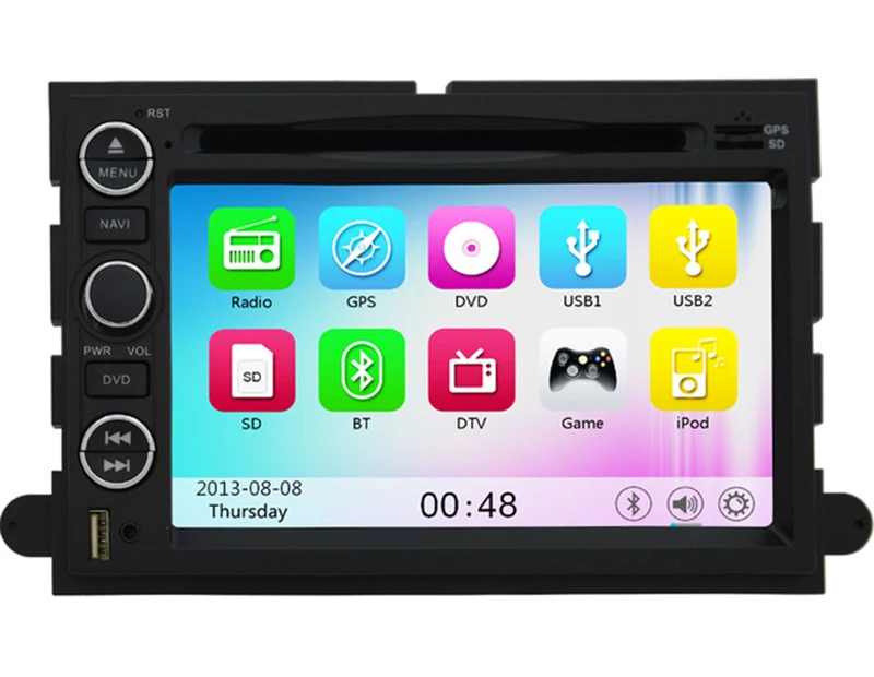 7 &quotавтомобильный DVD плеер с GPS навигацией CANBUS BT аудио Радио стерео мультимедиа