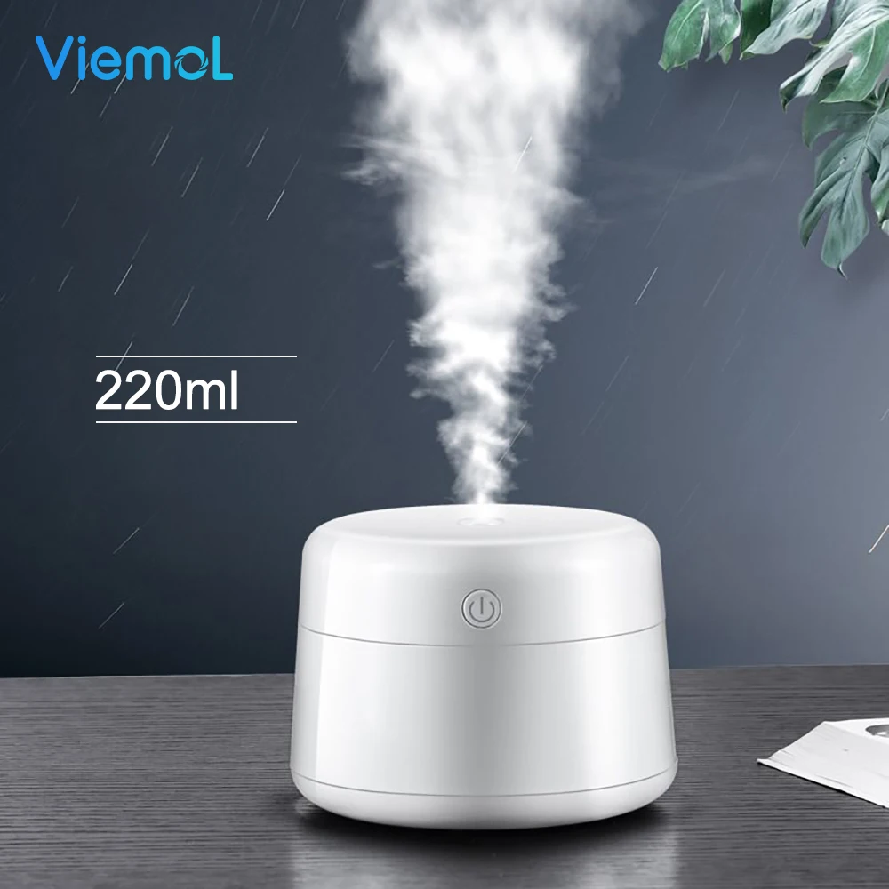 Viemol 220 мл мини воздушный увлажнитель ультразвуковой таймер диффузор для эфирных