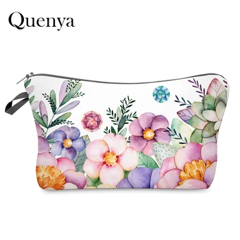 

Cute Women Cosmetic Bags 3D Printed Pattern Makeup Pouch Fashion Travel Make up Organizer Pouch With Zipper for Women Girls