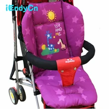 Мультяшная Подушечка Для сиденья детской коляски тележка коляска mattresse наволочка BB Автомобильная термоутолщенная Подушка детская коляска с подушкой TSP358