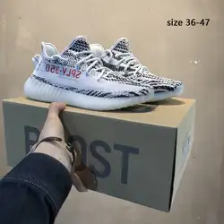 2019 лидер продаж; Новинка оригинальная спортивная обувь Для мужчин Yeezys Air 350 boost V2 открытый Для женщин бег Для мужчин кроссовки