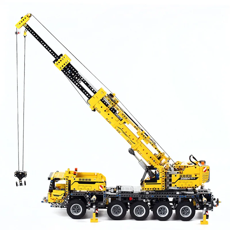 

Lepin Building Blocks 20004 Machinery Series Heavy Machine Electric Crane Puzzle Toys for Children LegoINGlys Technic Gift 42009