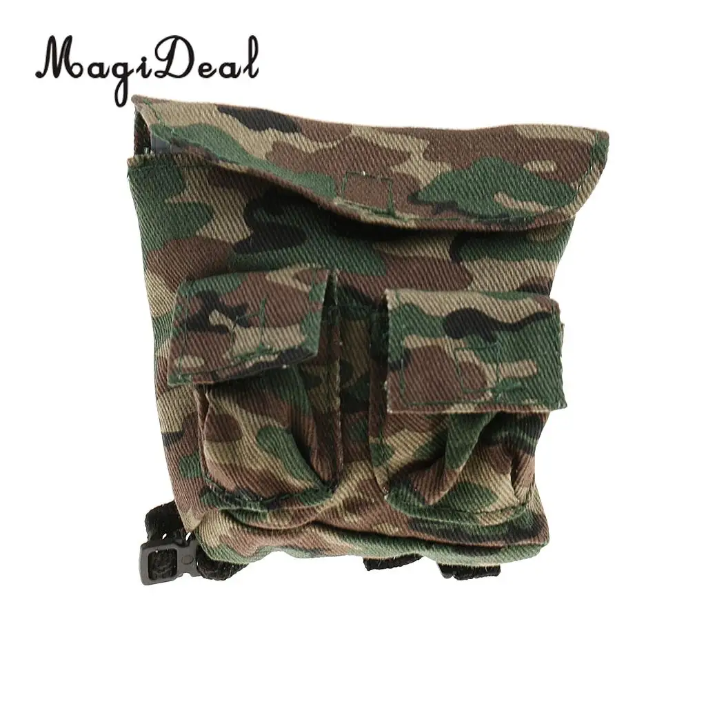 MagiDeal 1/6 Scale Soldiers Jungle Camouflage Backpack Shoulder Bag Model DIY for 12 Inch Action Figure Accs