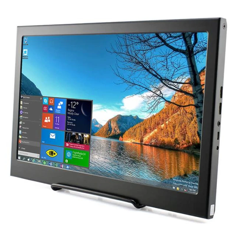 17," портативный компьютерный монитор PC 1920x1080 HDMI PS3 PS4 Xbox360 1080P ips ЖК-СВЕТОДИОДНЫЙ монитор для Raspberry Pi 3 B 2B