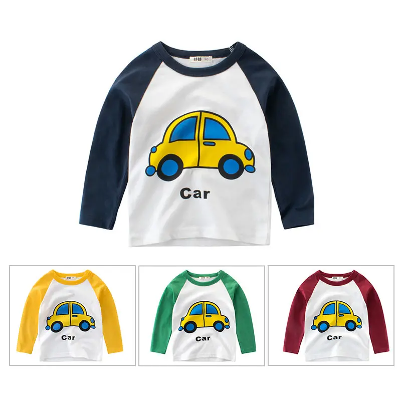 Kids Cotton T Shirt Spring Autumn Long Sleeve Clothing Cartoon 2019 Brand New T-Shirts Boy Girls Casual Children Clothes Tees