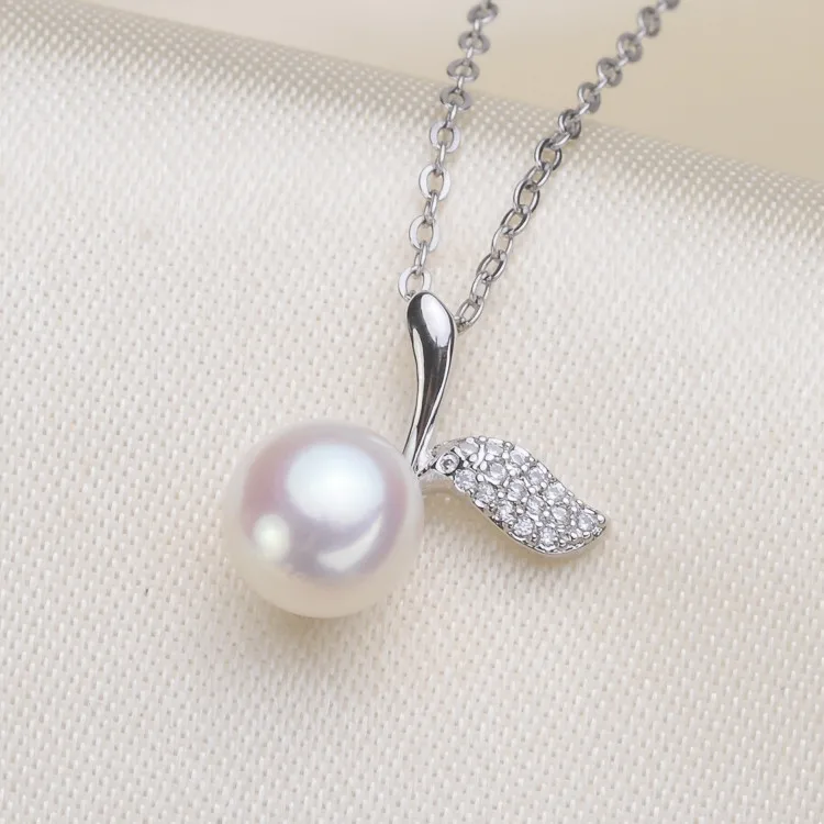 

Pearl Pendant Settings, Fashionable Bases Setting Pendant Mountings 925 Silver Pendant Jewelry DIY making No Pearl No Chain