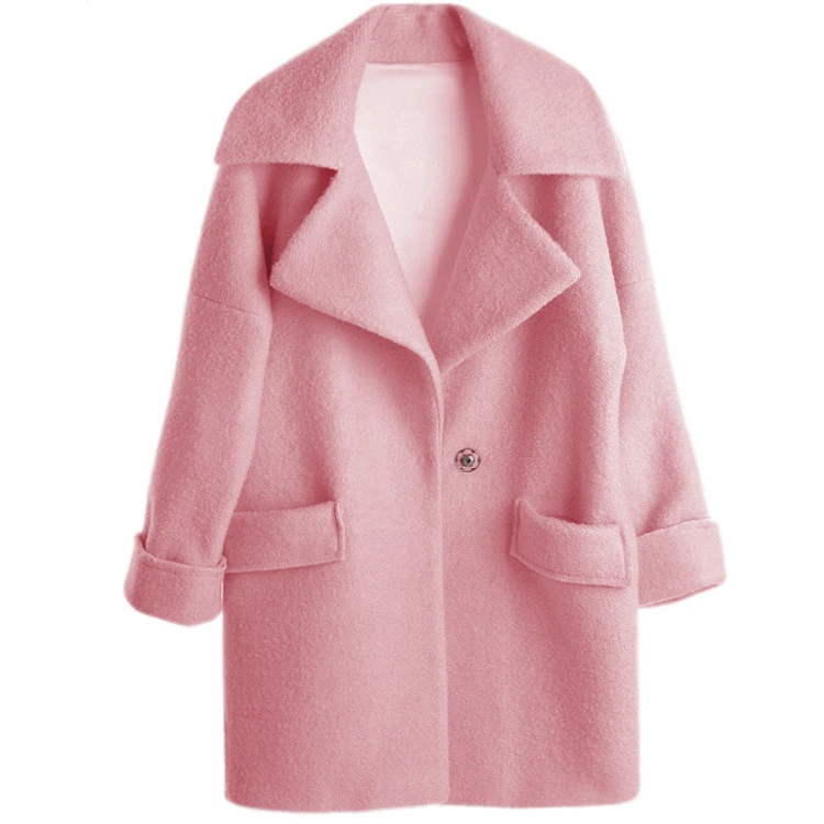 Pink coat womens Clearance