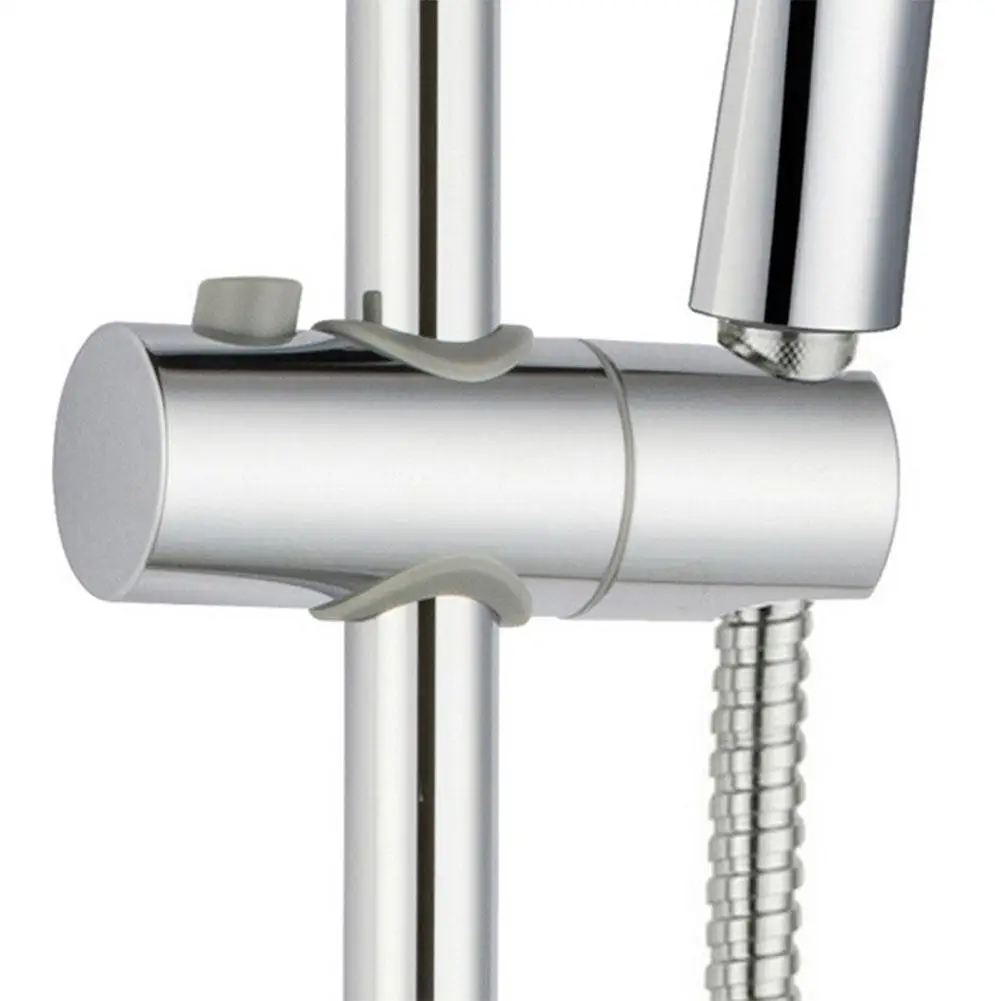 Adeeing Replacement ABS Chrome Shower Rail Head Slider Holder