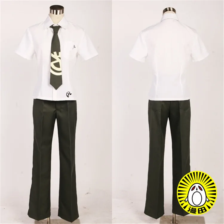 

Free shipping Cartoon Anime Danganronpa Cosplay Hinata Hajime Cos Woman Man Halloween Party Cosplay Costume