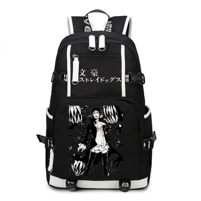 Bungo Stray DogsBackpack аниме Nakajima atсуши дазай Осаму Косплей нейлоновая школьная сумка