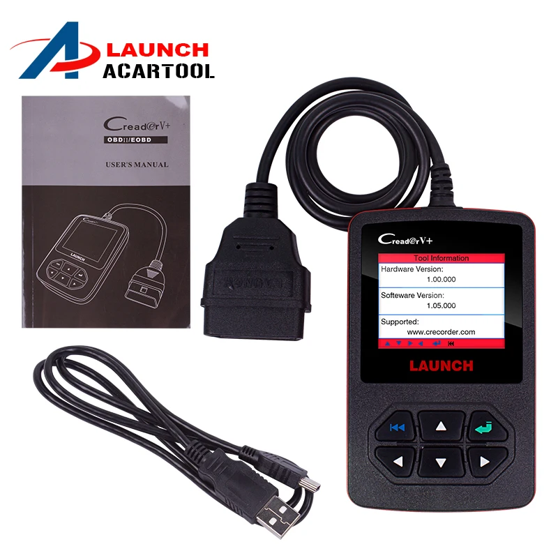 Prix pour Original Lancement Creader V + OBD2 Lecteur de code scanner CReader V Plus OBDII outil de diagnostic Mise À Jour Gratuite en ligne Prix pour Original Lancement Creader V + OBD2 Lecteur de code scanner CReader V Plus OBDII outil de diagnostic Mise À Jour Gratuite en ligne