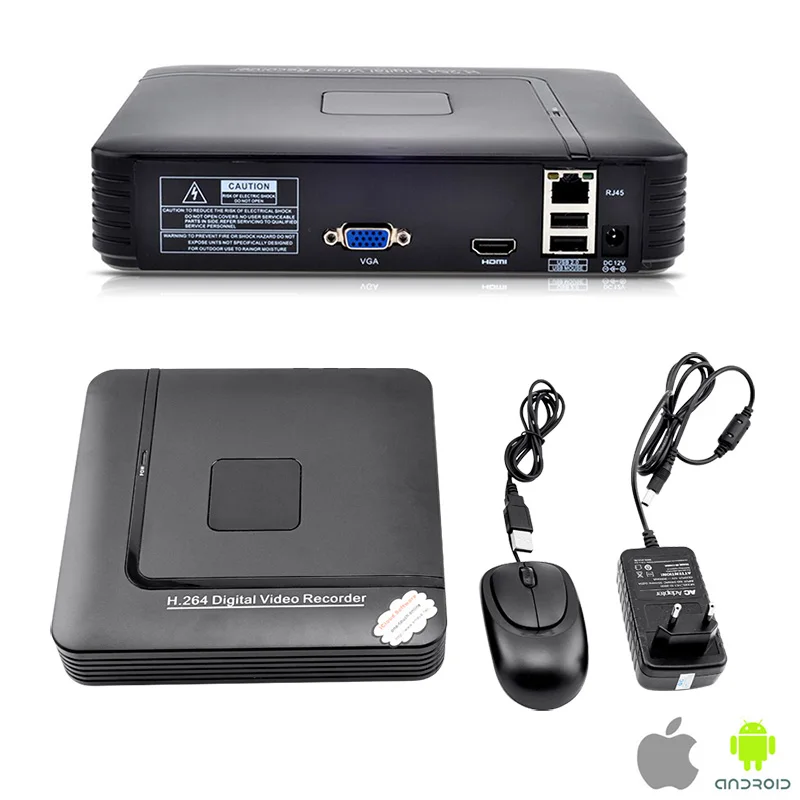 

H.264 CCTV 1080P 720P IP security Camera System set Mini Full AHD 4/8CH ONVIF 2.0 P2P NVR Video recorder Camera Surveillance Kit