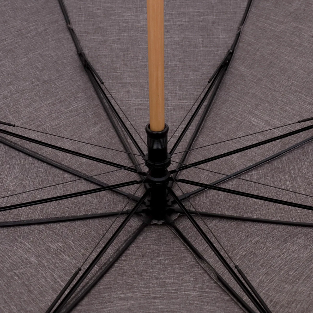 Парашютный длинный зонтик для мужчин и женщин большой тополя деревянные зонтики дождь водонепроницаемый смешанная пряжа катионный ткань Paraguas 8K ветрозащитный