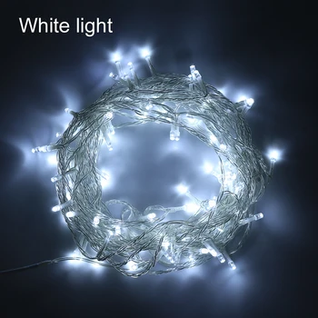 

100M DC12V LED String Light Waterproof Garland Christmas Power&Remote Wedding Party Indoor Outdoor Lighting Warm white CF333