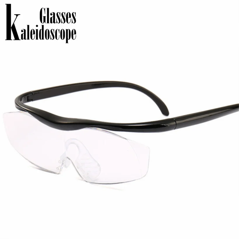 

Kaleidoscope Glasses Fashion Big Vision 1.8 times Reading Glasses Magnifies Vision Magnification Lens Presbyopia Eyewear +300