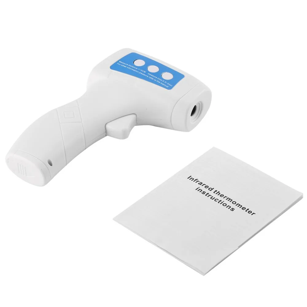 Цифровой инфракрасный термометр для детей и взрослых, бесконтактный термометр для поверхности лба и тела с ЖК-дисплеем, измеритель температуры