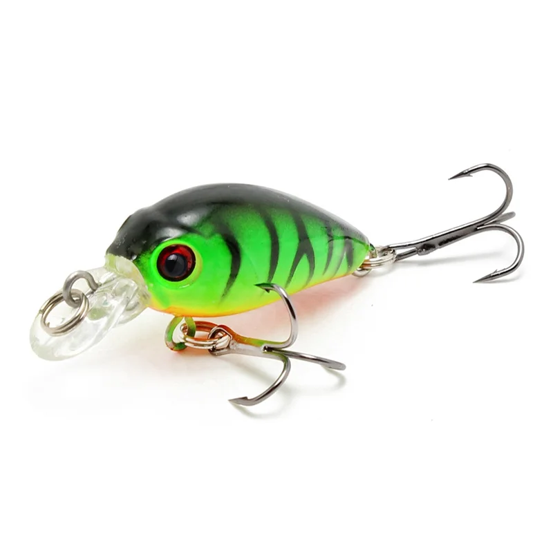 Amlucas, мини-кренкбейт, 4,5 см, 4,1 г, Chubby Spinner, Topwater Crankbait, искусственная жесткая приманка, воблеры, гольян, рыболовные приманки WW333Y - Цвет: K