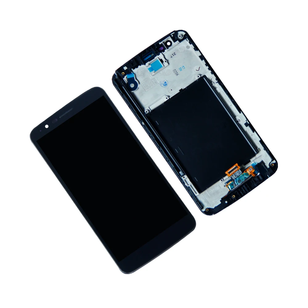 Goede Touch Screen Digitizer LCD Display Voor LG Stylus 3 M400AR M400DK M400DY LS777 Met Frame Vergadering Mobiele Telefoon Lcd Reparatie onderdelen