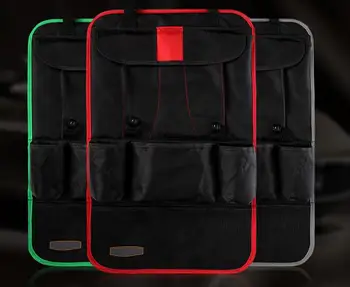 

Foldable Oxford Car Back Seat Hanging Bag Sundries Organizer Travel Storage Pouch Ipad Pocket Self-driving Accessories