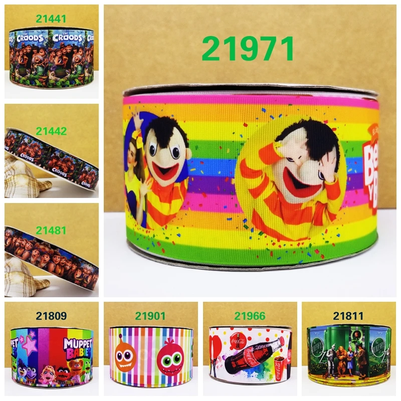 

Free shipping 2018 new arrival ribbons Hair Accessories ribbon 10 yards printed grosgrain ribbons 21809
