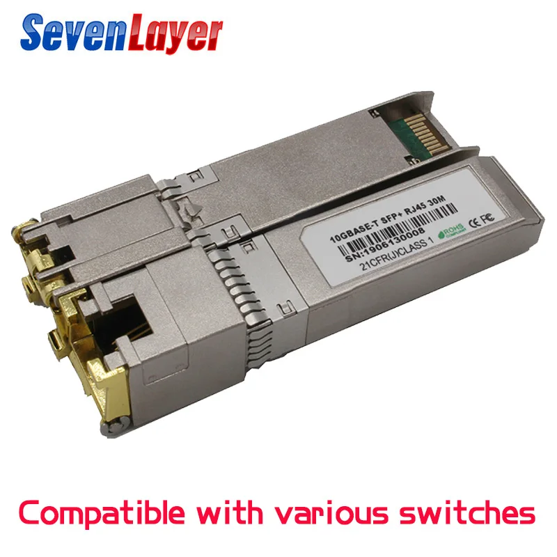 LODFIBER SFP-TX Aruba Networks Compatible 1000BASE-T SFP Copper RJ-45 100m Transceiver
