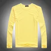 Customized Baby Boys T-Shirts Long Sleeve Solid Print Children Tees Shirt Autumn 100% Cotton LOGO Girl Tops Personalized T Shirt 5