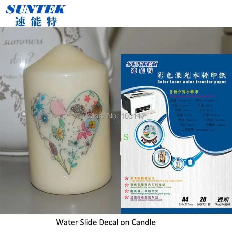 Color Laser Water Transfer Paper