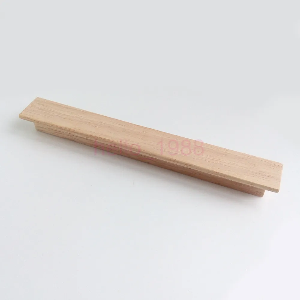 160mm hole spacing No Paint Wooden Handle Furniture Wardrobe