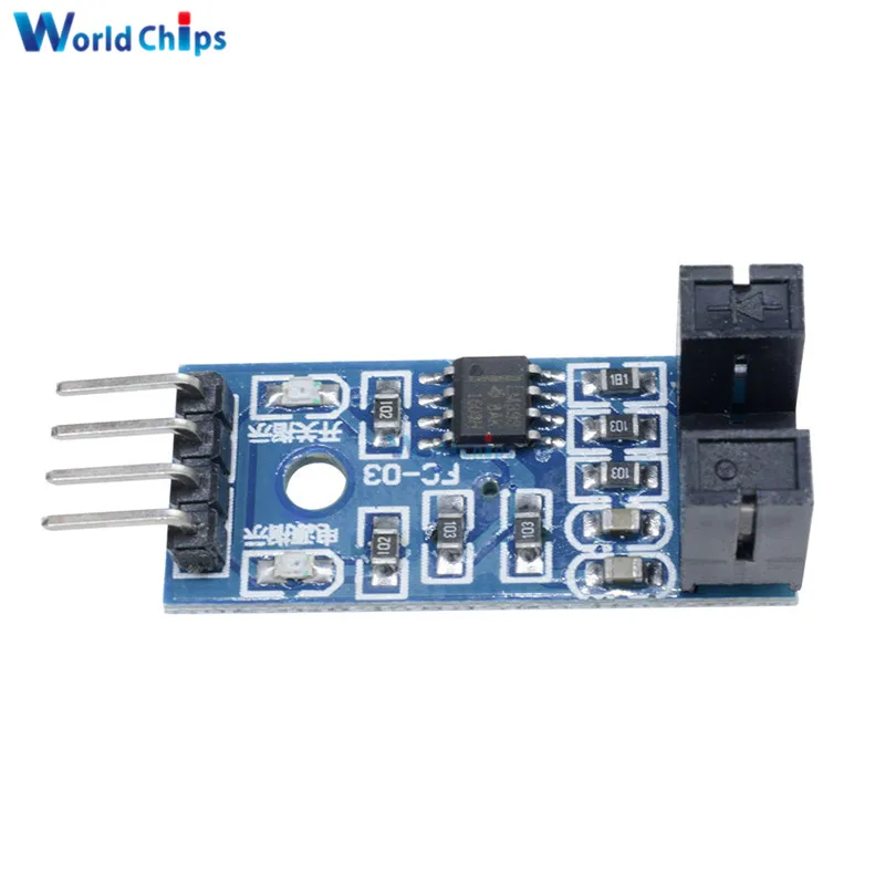 ИК Оптрон типа слота 5 шт. модуль датчика скорости LM393 для Arduino соединительный