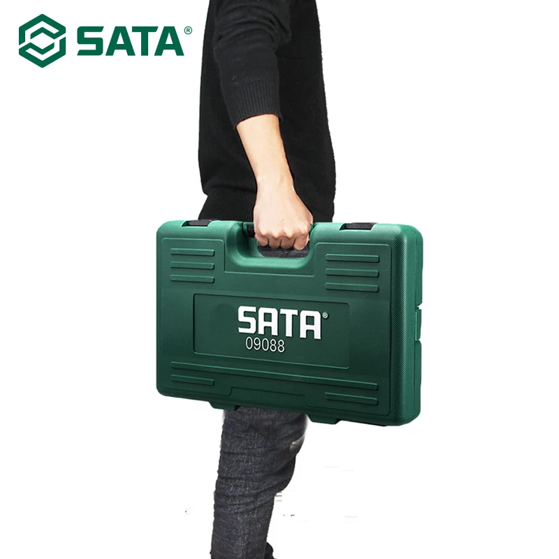 SATA 12 шт. 5 мм пневматическая втулка Метрическая флейта 7/16 дюйма 1/2 9/16 5/8 11/16 3/4 09008