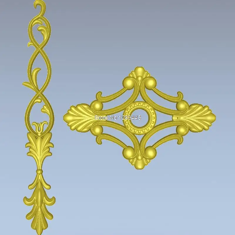 

High quality New 3D model for cnc 3D carved figure sculpture machine in STL file 3D furniture decoration Decor_96