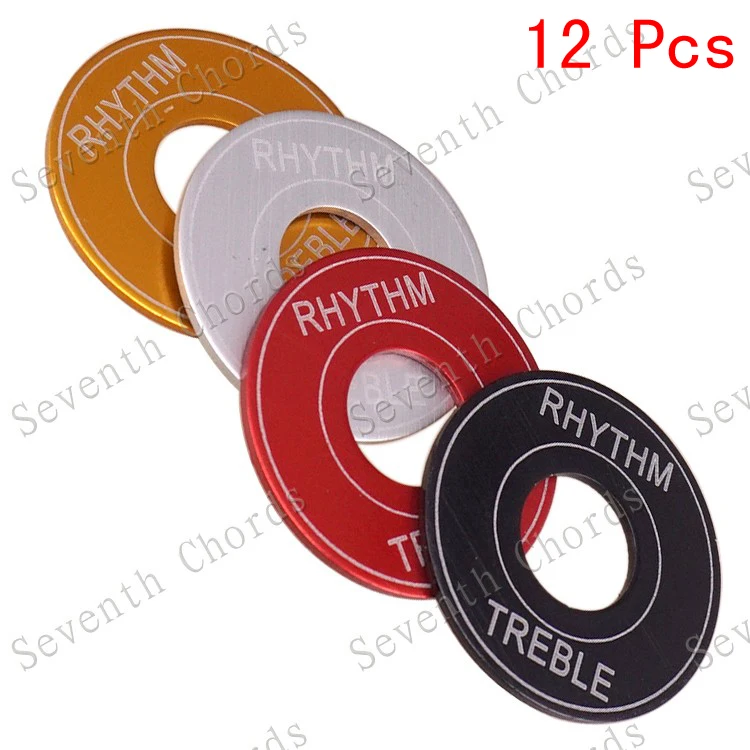 12 Pcs LP Electric Guitar Toggle Switch Plate Selector Cover Marker