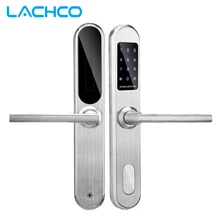 2018 Biometric Electronic Smart Door Lock Password+4 Cards+2 Mechanical Keys Keyless Code Lock Smart Entry Office Home L18001BS biometric electronic smart door lock fingerprint keyless code lock smart with 4 cards 2 mechanical keys for entry office home
