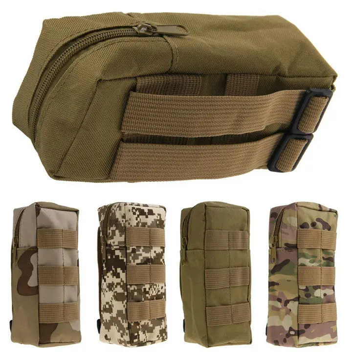 Free Shipping NEW Tactical Military Zipper Water Bottle Pouch Bag Pouch