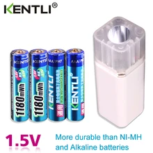KENTLI 4pcs 1.5v 1180mWh AAA rechargeable polymer lithium battery + 4 slots aa aaa lithium battery charger with flashlight KENTLI 4pcs 1.5v 1180mWh AAA rechargeable polymer lithium battery + 4 slots aa aaa lithium battery charger with flashlight