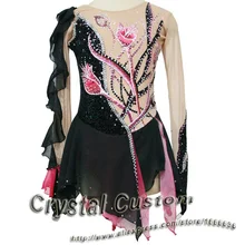 Пользовательские фигурное катание Платья для женщин для Для женщин спандекс бренд Vogue соревнования по фигурному катанию платье для Для женщин dr2524