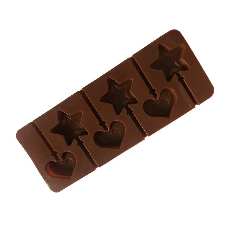 3D STAR moule silicone fondant moule gâteau chocolat Sugarcraft Pâtisserie Outil À faire soi-même