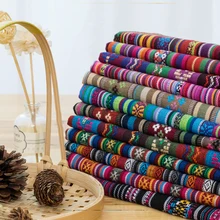 Национальный Ветер ткань хлопок льняная скатерть против ветра ретро льняная богемная ткань диван HG05