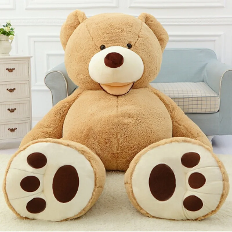 Cute 80cm-340cm Giant Teddy Bear Skin American Bear Plush Doll Bearskin Soft Toy 