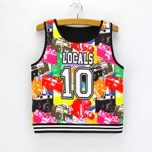 Высококачественные Женские cop Топ Тис Модное летнее платье Новинка камеры с буквенным принтом топы на бретельках для девочек