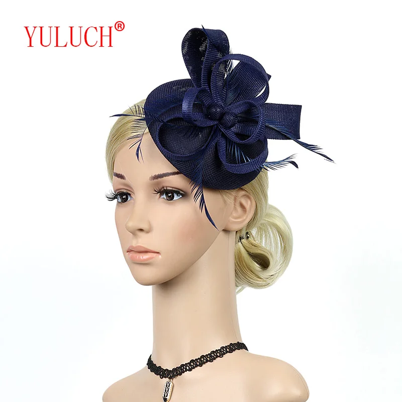 YULUCH أزياء أنيقة امرأة مجوهرات 3 ألوان تقليد الكتان غطاء الرأس الحصان سباق ريشة دبوس الشعر الاكسسوارات هدية YULUCH أزياء أنيقة امرأة مجوهرات 3 ألوان تقليد الكتان غطاء الرأس الحصان سباق ريشة دبوس الشعر الاكسسوارات هدية